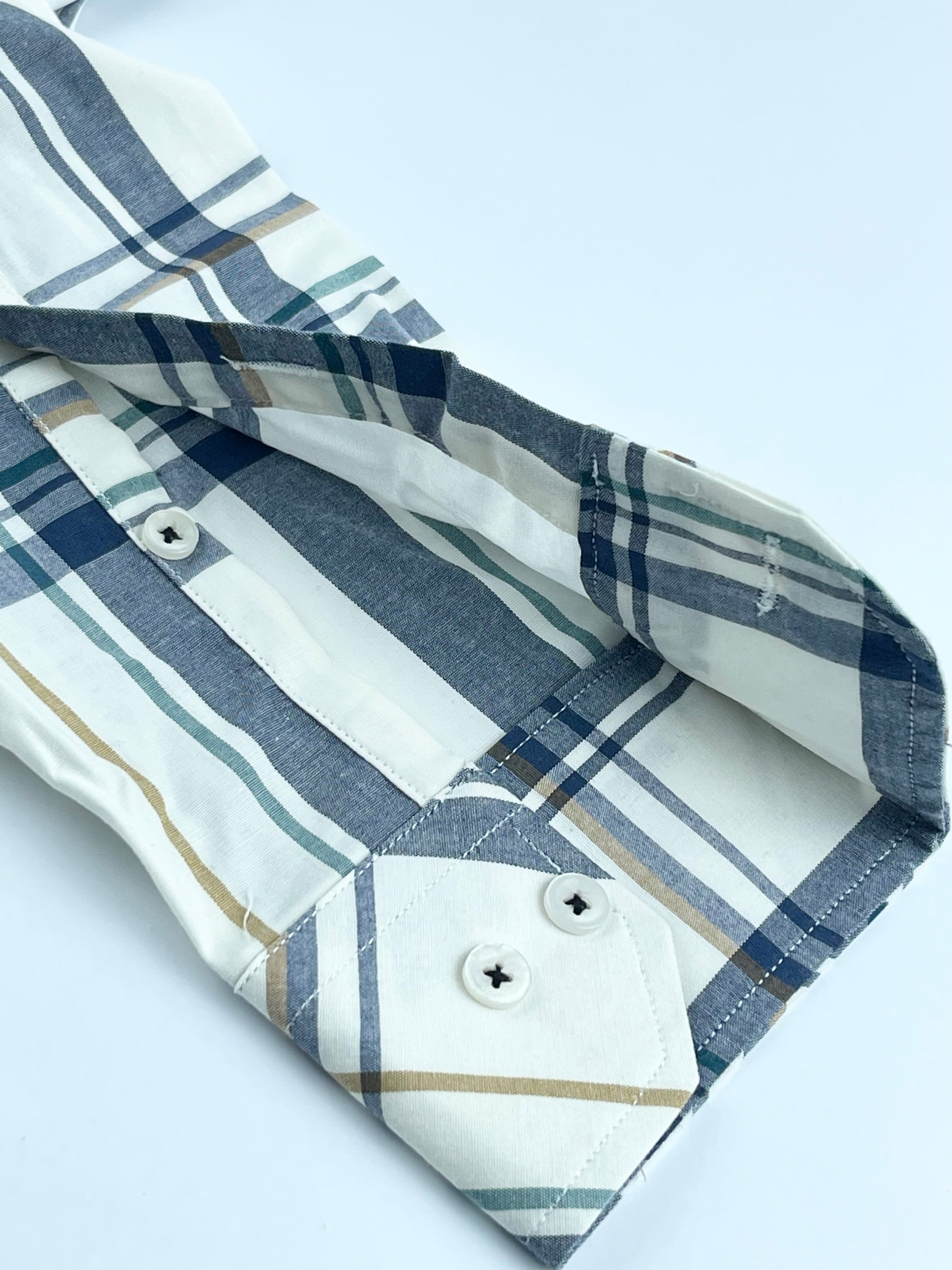 Button Down Casual Shirt-Check