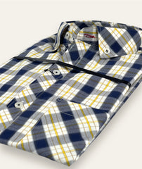 Button Down Casual Shirt-Check