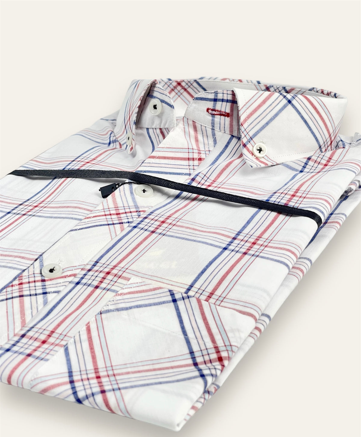 Button Down Casual Shirt-Check