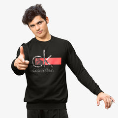 Exclusive Fleece Sweat shirt Black - CK