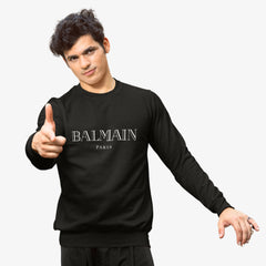 Exclusive Fleece Sweat shirt Black - Balmain