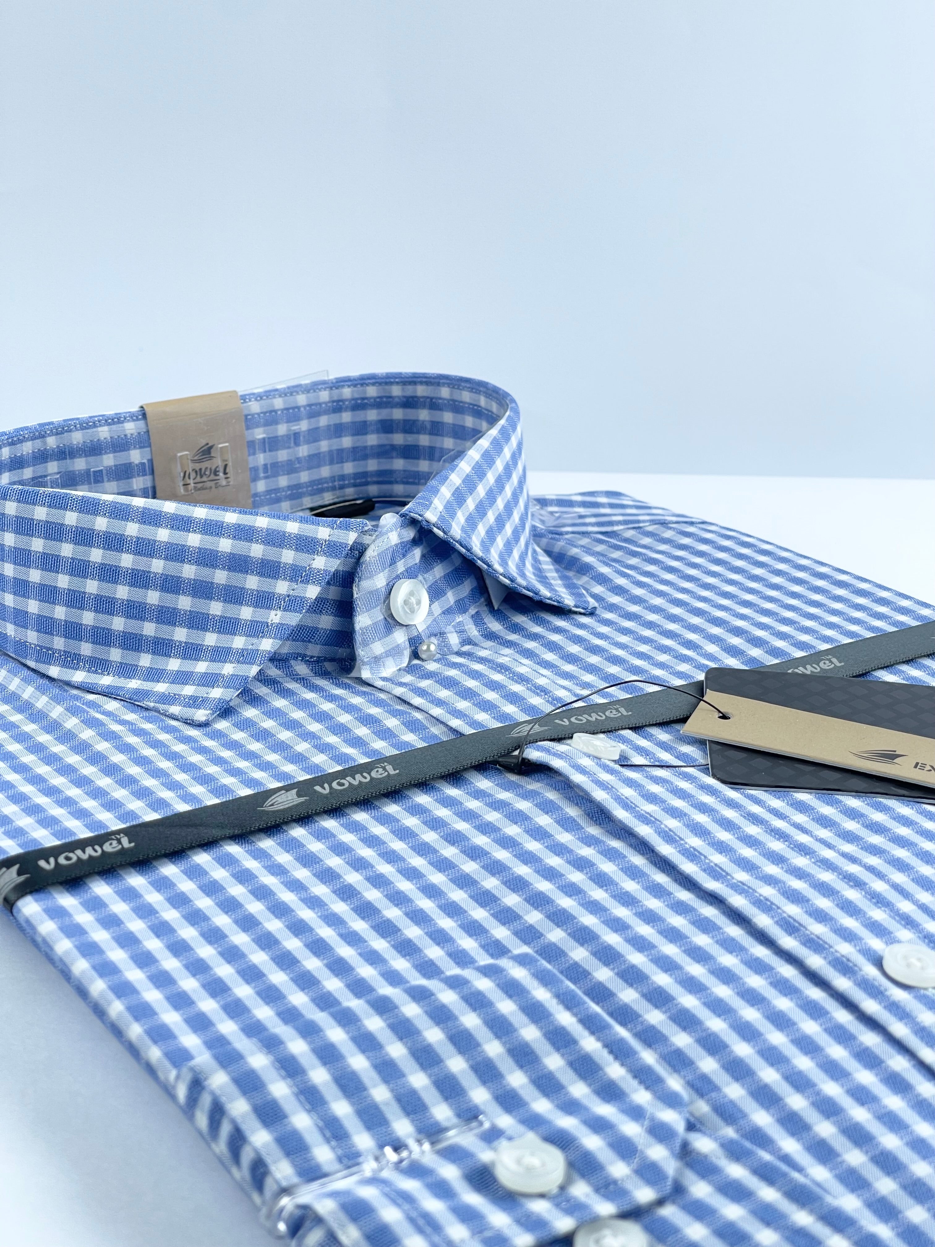 Formal Shirt - Blue Check