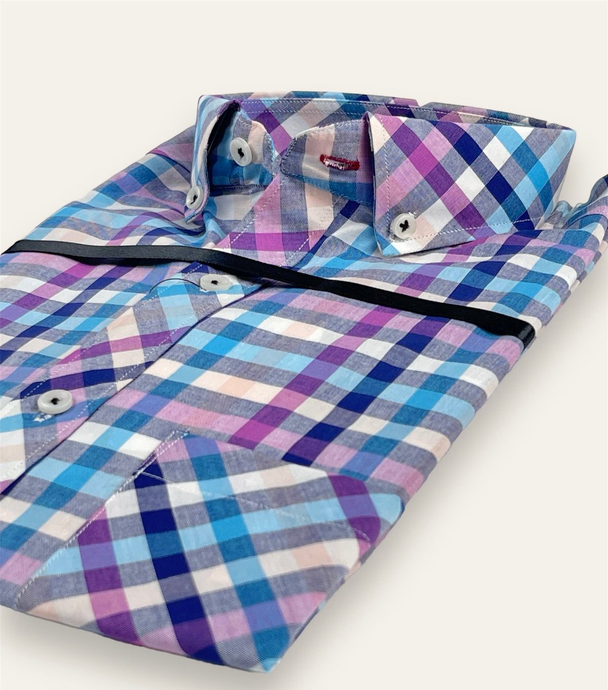 Button Down Casual Shirt-Check