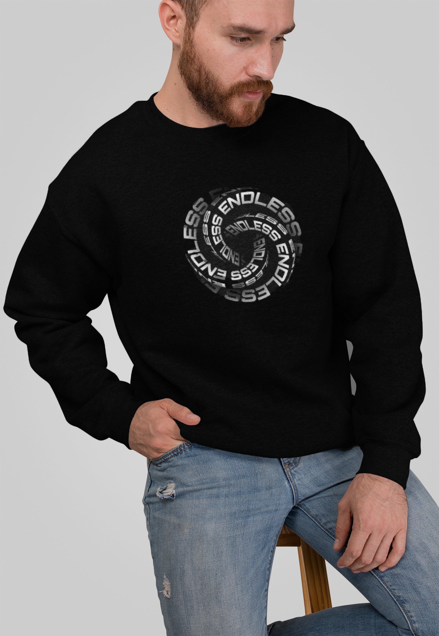 Exclusive Fleece Sweat shirt Black - Endless