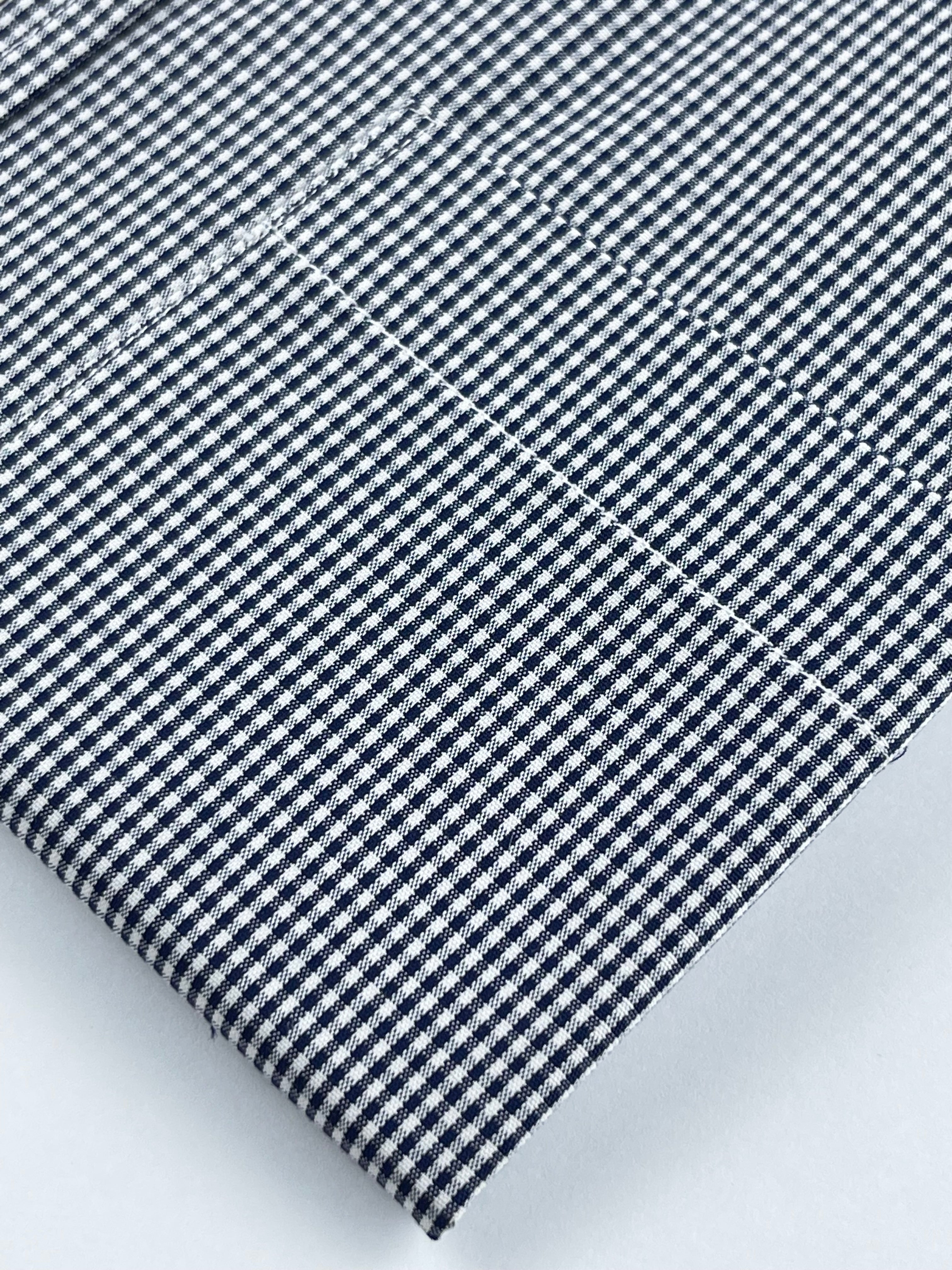 Black and White Check Formal Shirt