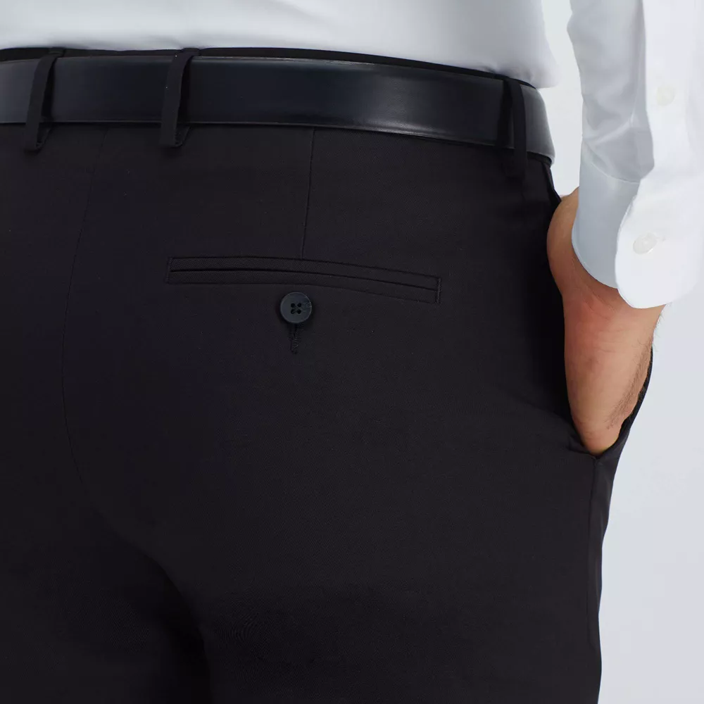 Black Plain Executive Formal Dress Pant