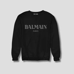 Exclusive Fleece Sweat shirt Black - Balmain