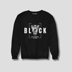 Exclusive Fleece Sweat shirt Black - Blvck