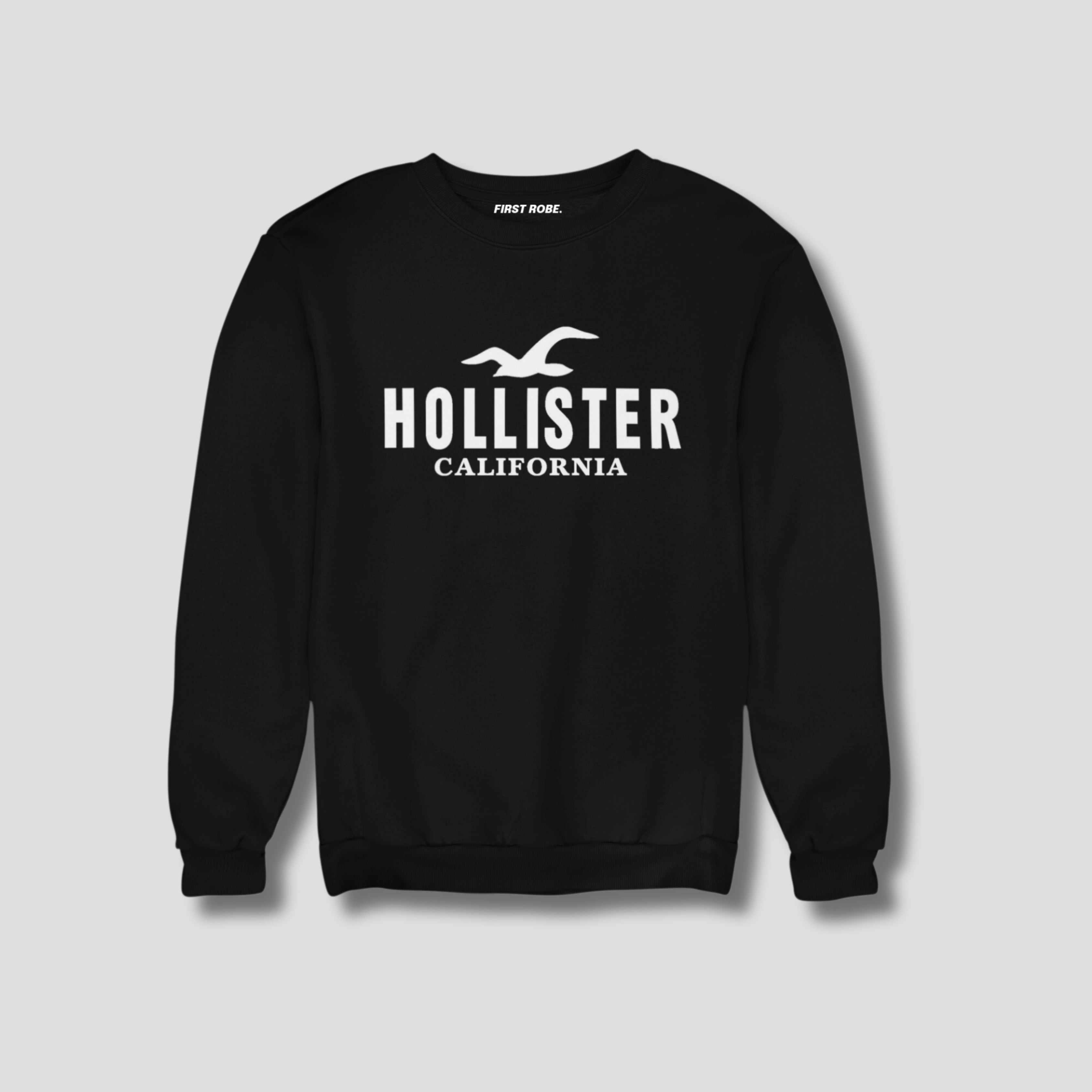 Exclusive Fleece Sweat shirt Black - Hollister