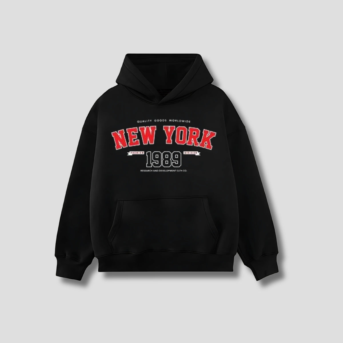 Premium Hoodie Black - New York 1989