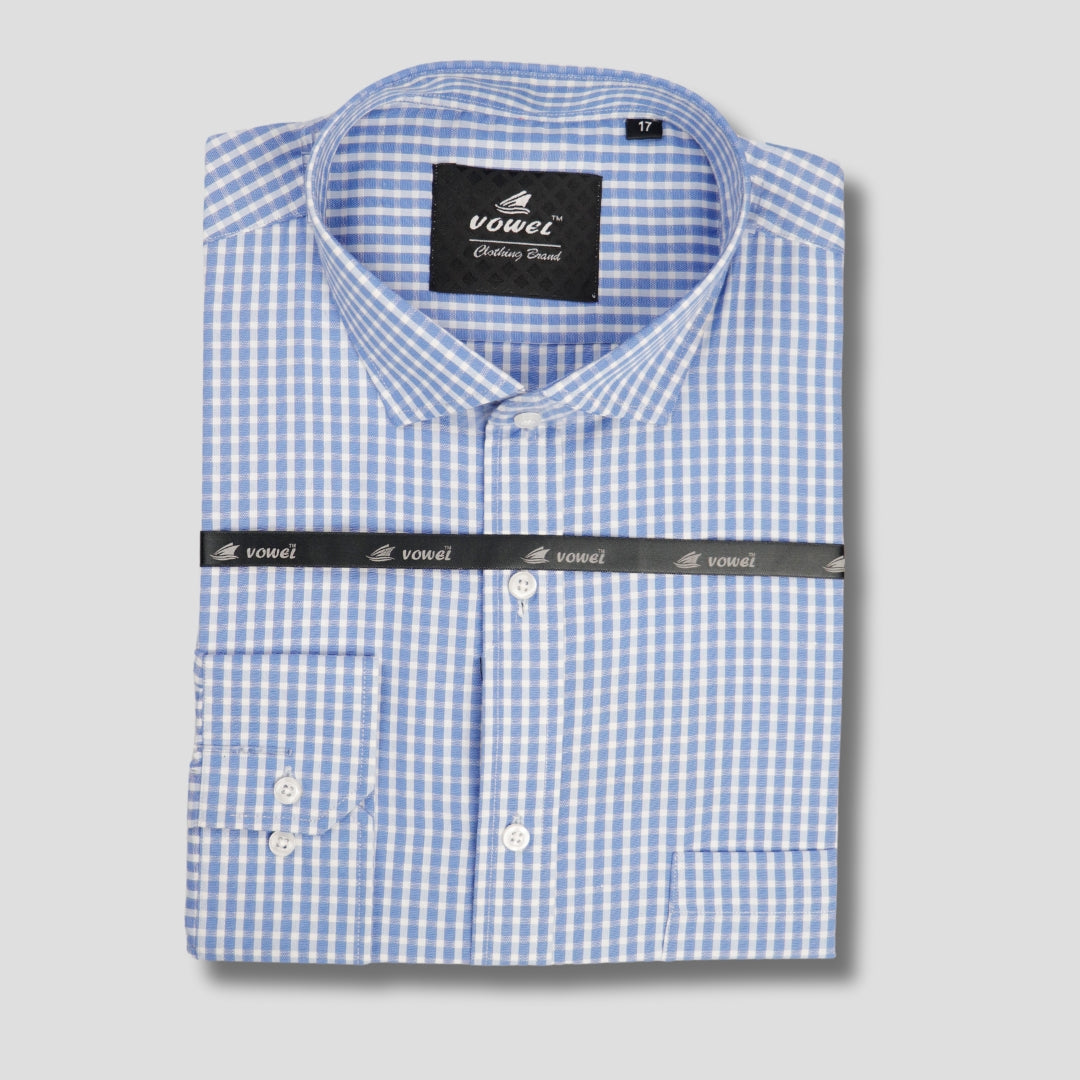 Formal Shirt - Blue Check