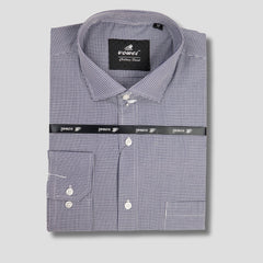 Black and White Check Formal Shirt