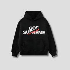 Premium Hoodie Black - GOD SUPREME