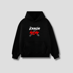 Premium Hoodie Black - ERROR 404