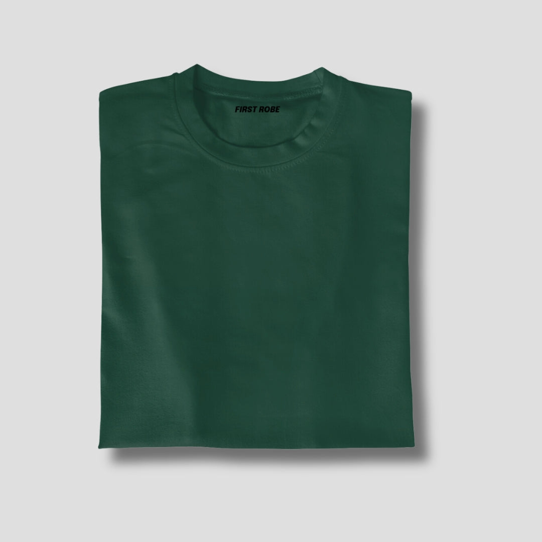 Premium Basic Bottle Green Tee