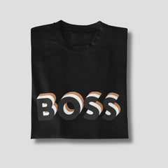 Premium Graphic Tee - Black -Boss