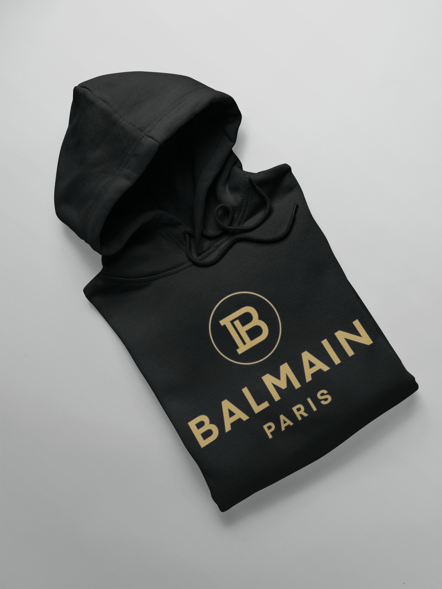 Exclusive Hoodie Black - Balmain Golden