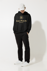 Exclusive Hoodie Black - Balmain Golden